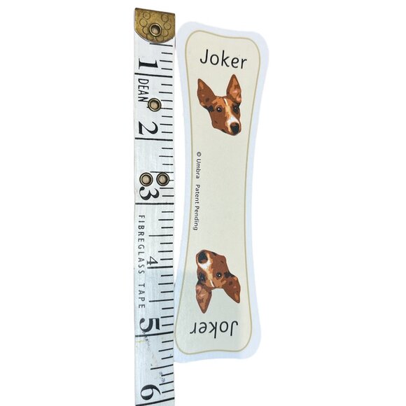 UMBRA Bow Wow Playing Cards Bone Shaped in Plastic Case 5 1/2" - Picture 7 of 8